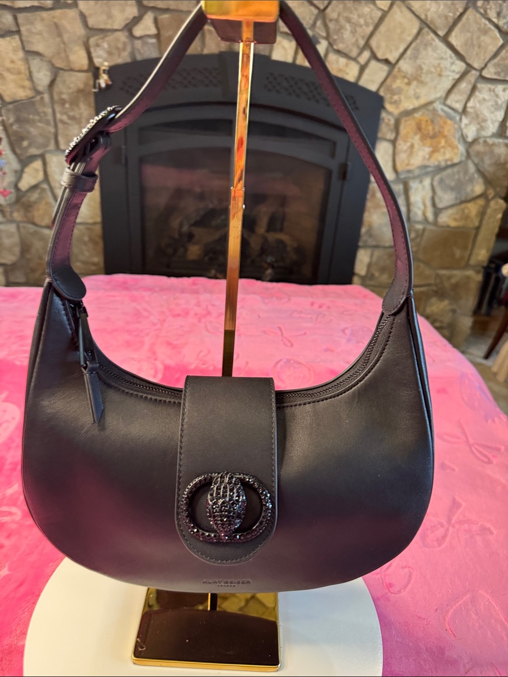 Kurt Geiger London - Richmond Hobo (Jeweled-Buckle Edition) Rare Variant NWOT